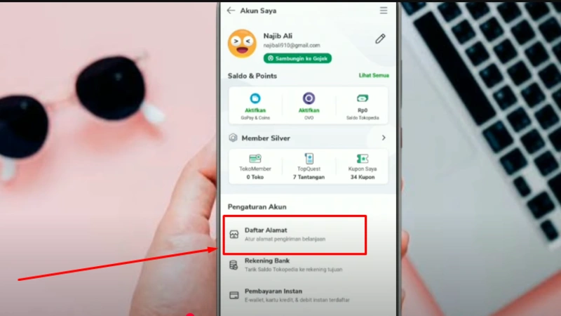 cara membuat alamat toko di tokopedia